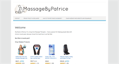 Desktop Screenshot of massagebypatrice.com